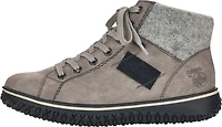 Grey Short Lace Up Boot