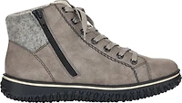 Grey Short Lace Up Boot