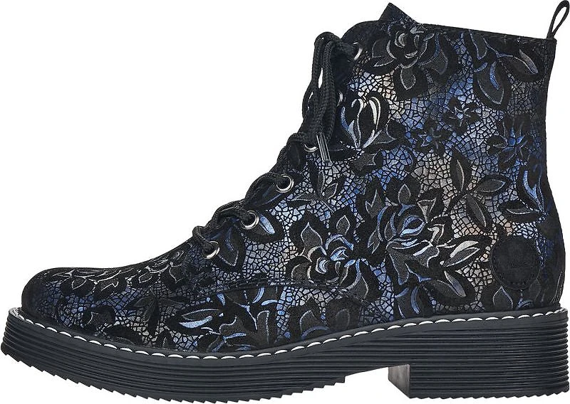 Navy/Black Military Boot