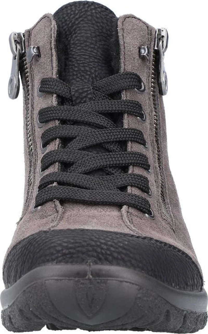 Short Grey Lace Up