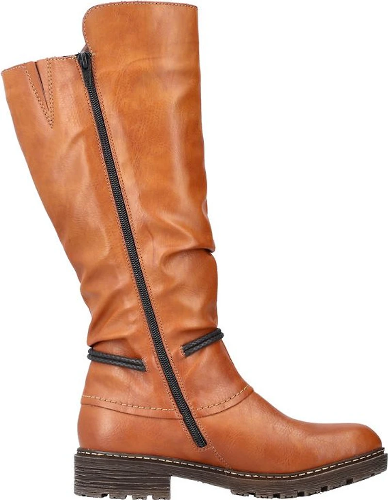 Tall Tan Boot With Tassle