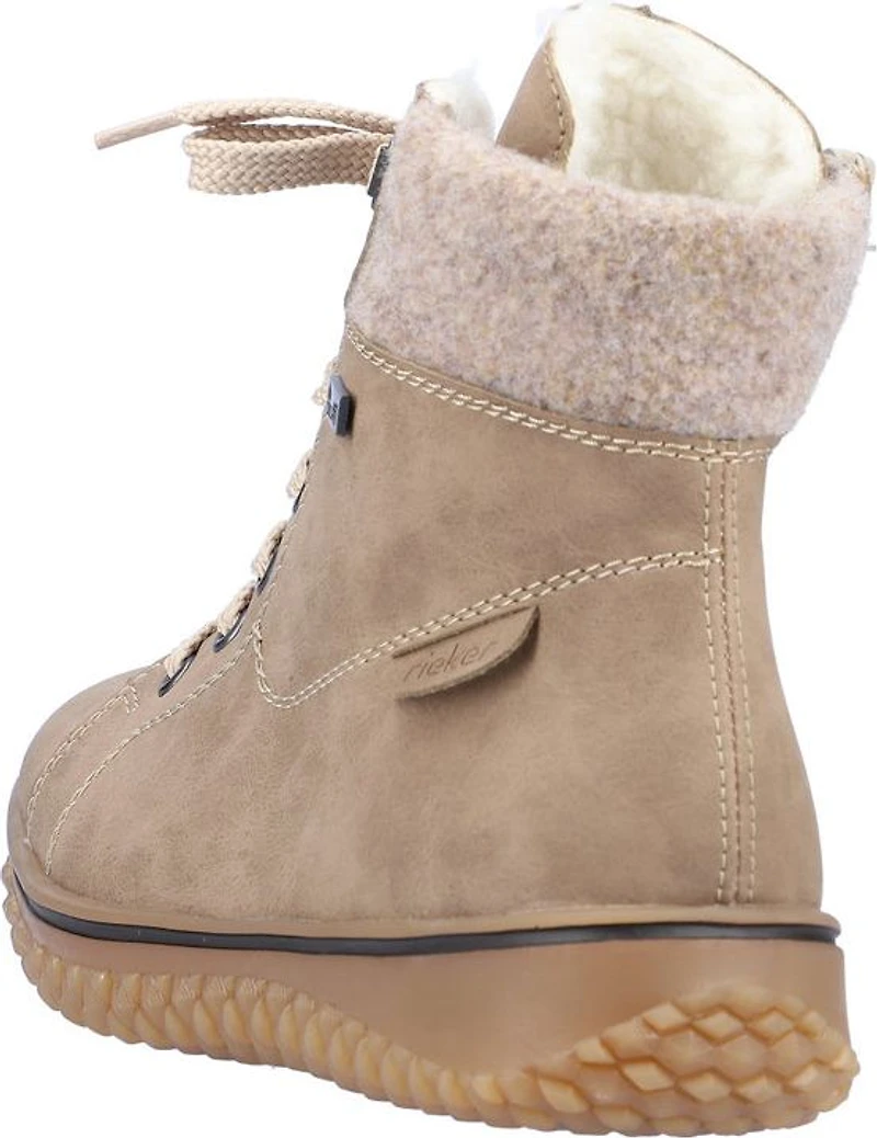 Tan Lace Up Ankle Boot
