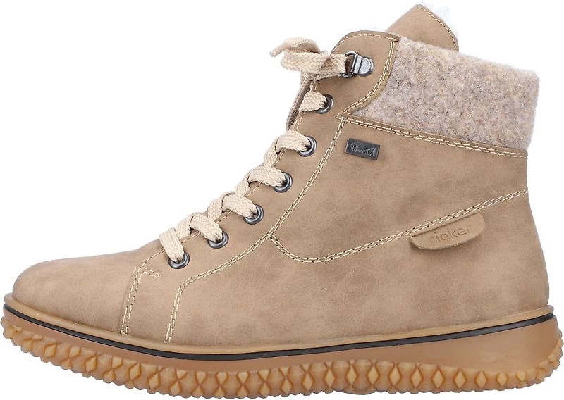 Tan Lace Up Ankle Boot