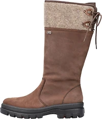 Tan Mid Calf Flip Grip Boot
