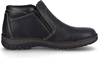 Warm Ankle Side Zip Boot Black