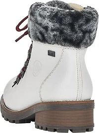 White Croco Patent Hiker