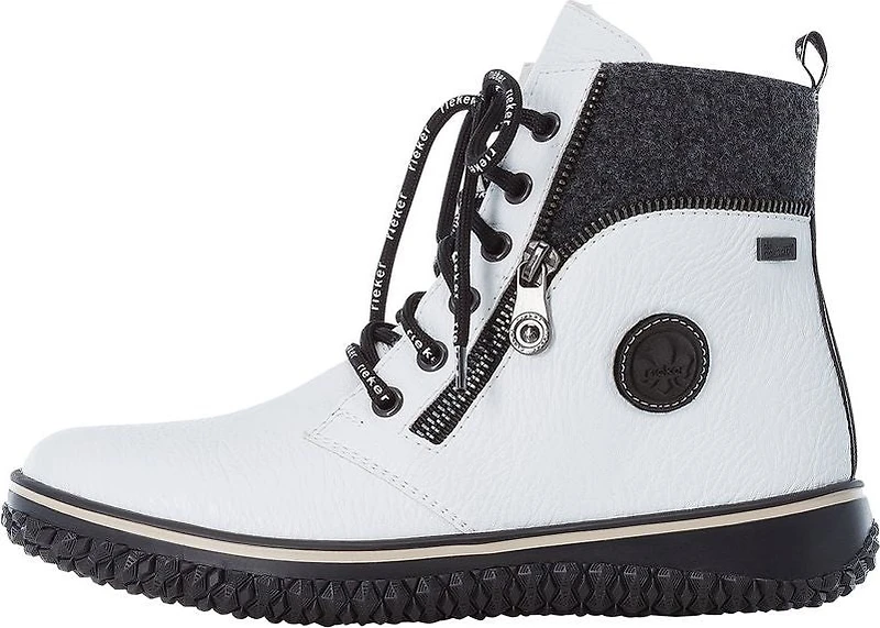 White Lace Up Boot