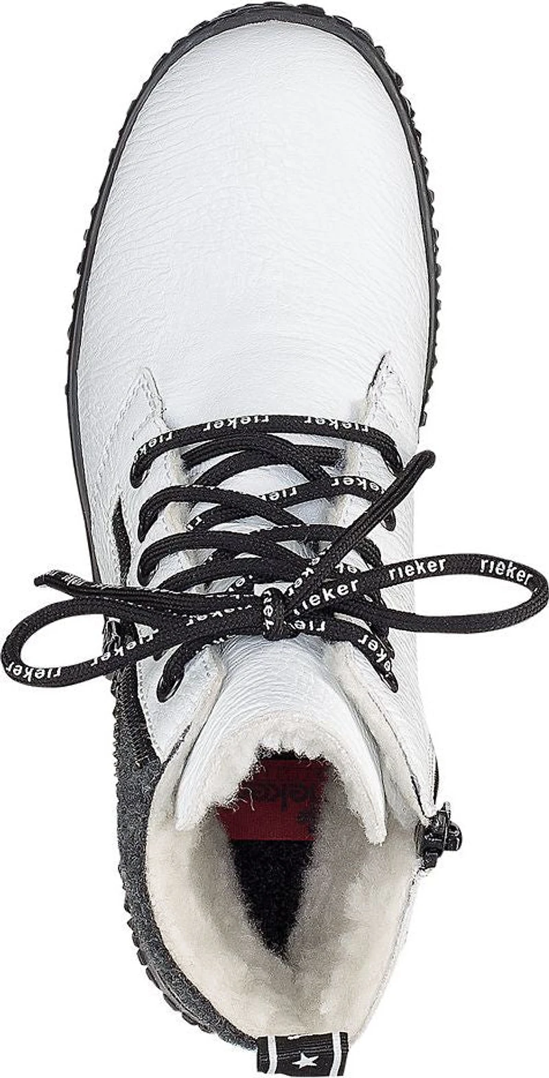 White Lace Up Boot