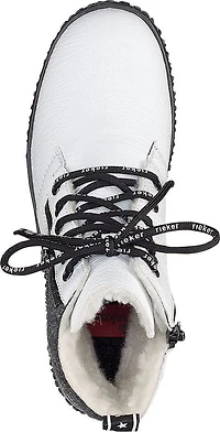 White Lace Up Boot