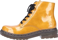 Yellow Lace Up Boot