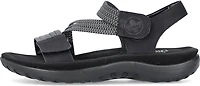 Black Cross Strap Sandal
