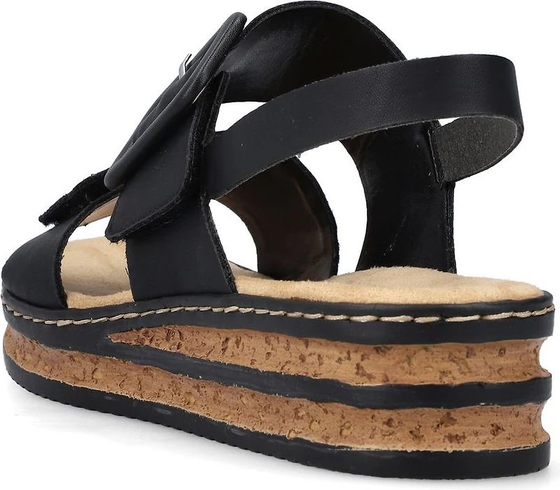 Black Wedge With Backstrap