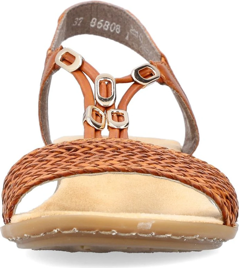 Brown Low Heel Sandal