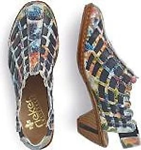 Multi Colored Woven Slingback