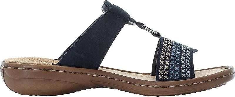 Navy Slide Sandal