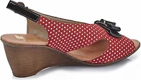 Red Polka Dot Slingback