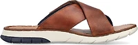 Tan Cross Strap Sandal