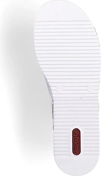 White Criss Cross Wedge Slide