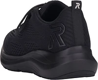 Black Mesh Lace Up