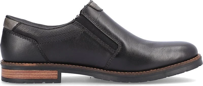 Black Side Zip Slip On
