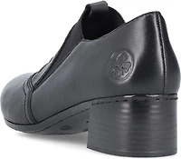 Black Slip On W Heel