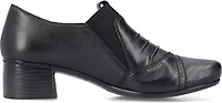 Black Slip On W Heel