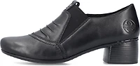 Black Slip On W Heel