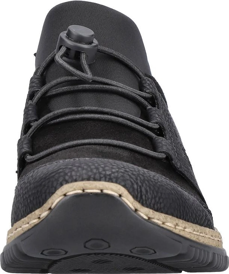Black Toggle Lace Up