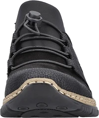 Black Toggle Lace Up