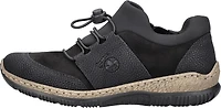 Black Toggle Lace Up