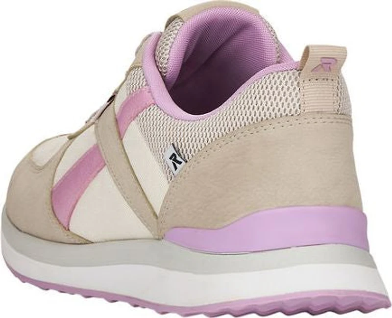 Cream/Lavender Lace Up