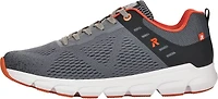 Grey/Orange Mesh Lace Up