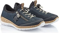 Navy Lace Up