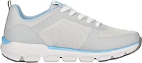 Off White/Light Blue Accent Lace Up