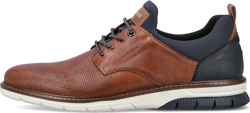 Walnut /Navy Lace Up