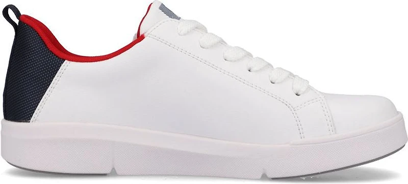 White Side Zip Sneaker