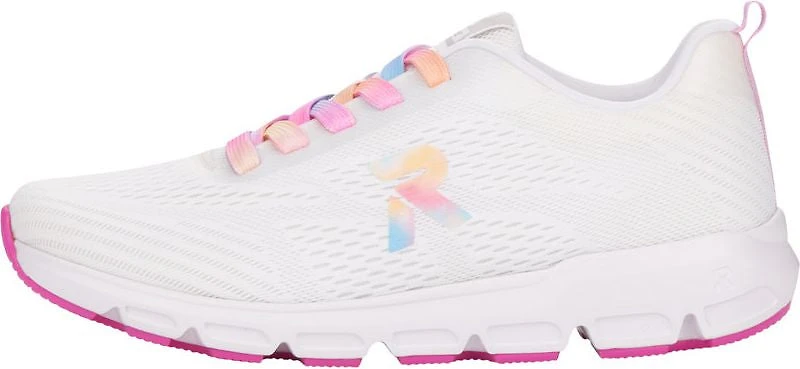 White/Multi Lace Up
