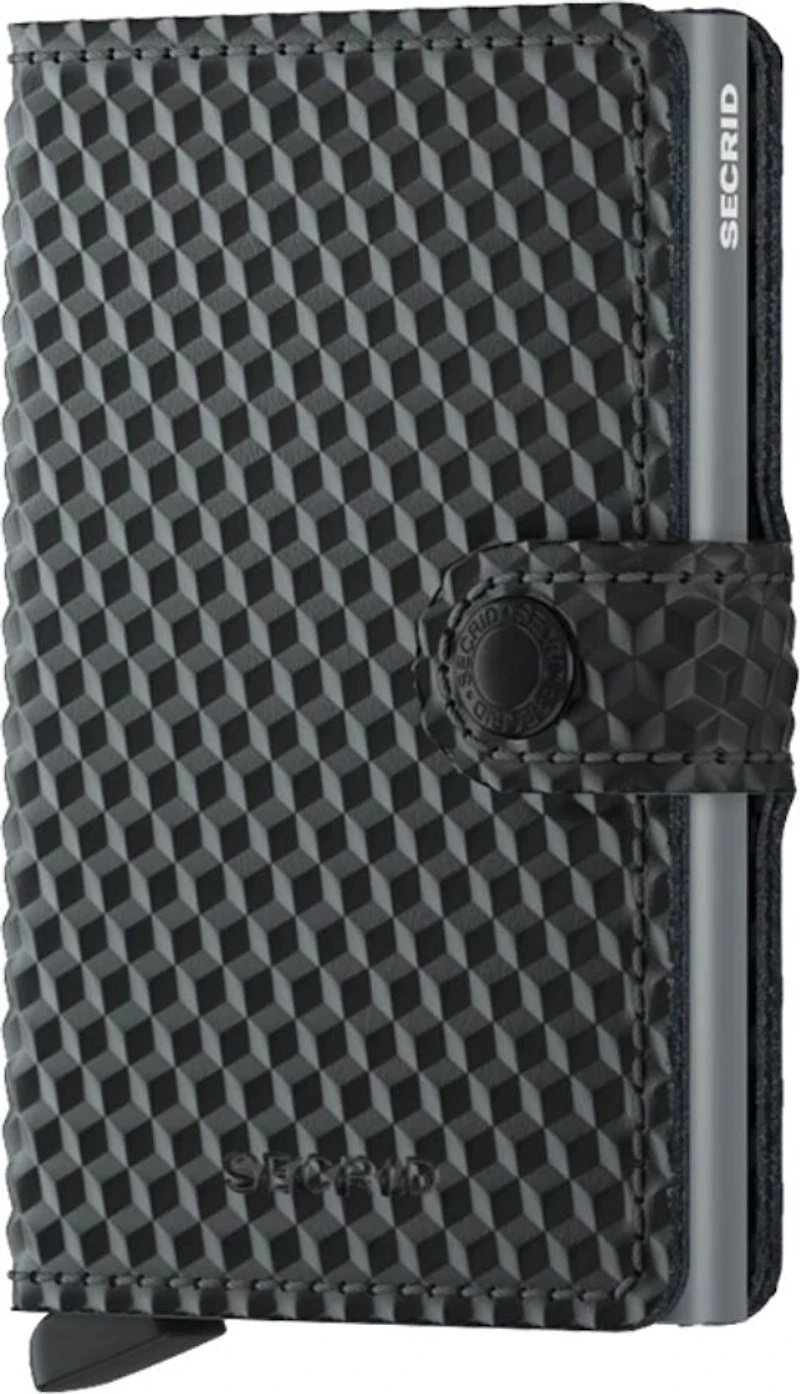 Miniwallet Cubic Black-titanium