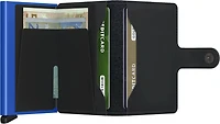 Miniwallet Matte Black & Blue