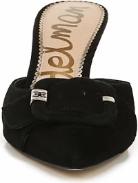 Janessa Black Kid Suede Leather