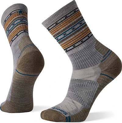 M Hike Light Cushion Spiked Stripe Crew Grey