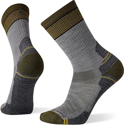 Performance Hike Light Cushion Micro Stripe Crew Grey