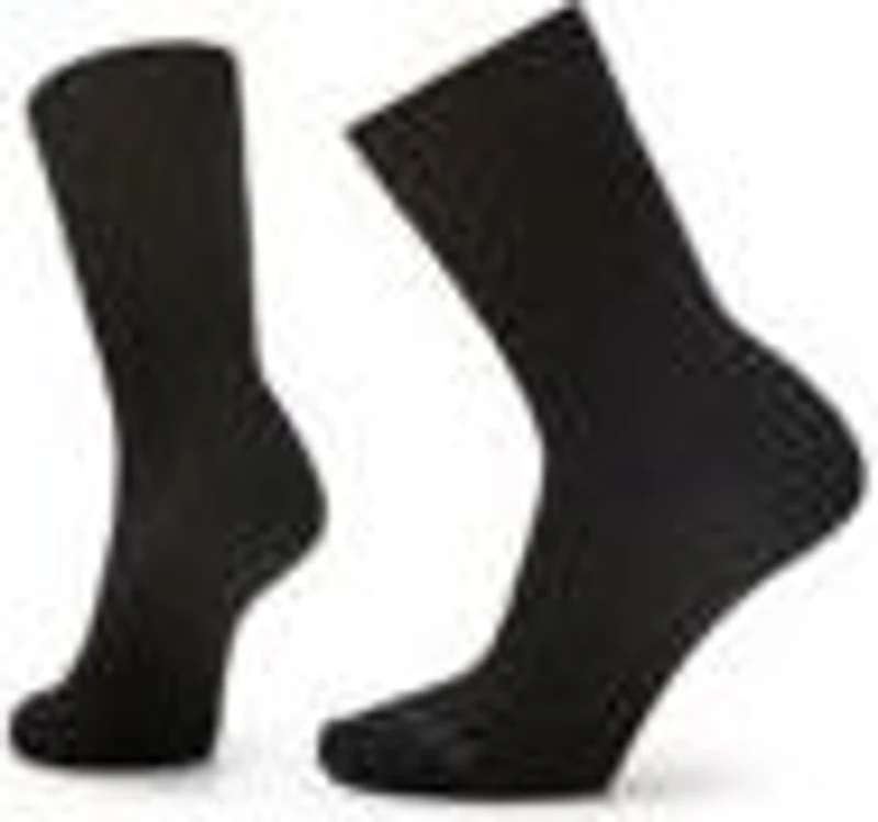 Women's Everyday Cable Crew Socks Black