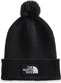 TNF Logo Box Pom Beanie TNF Black