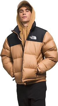 Men's 1996 Retro Nuptse Jacket Almond Butter TNF Black