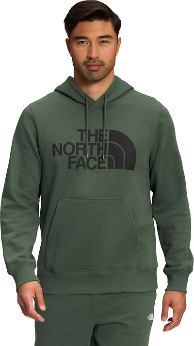 Men's Half Dome Pullover Hoodie Thyme TNF Black