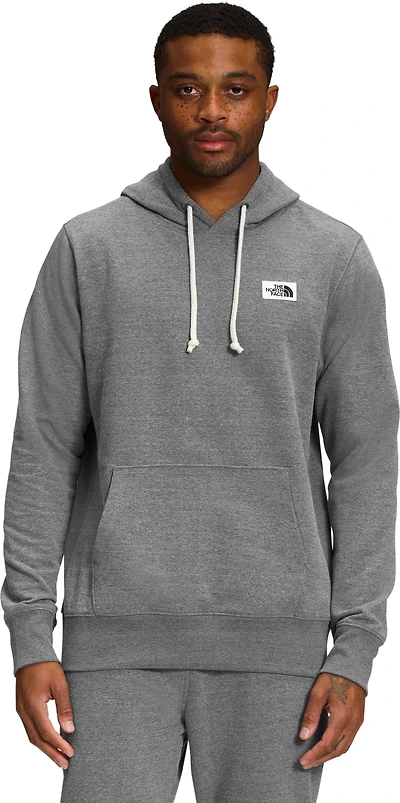 Men's Heritage Patch Pullover Hoodie TNF Medium Grey Heather