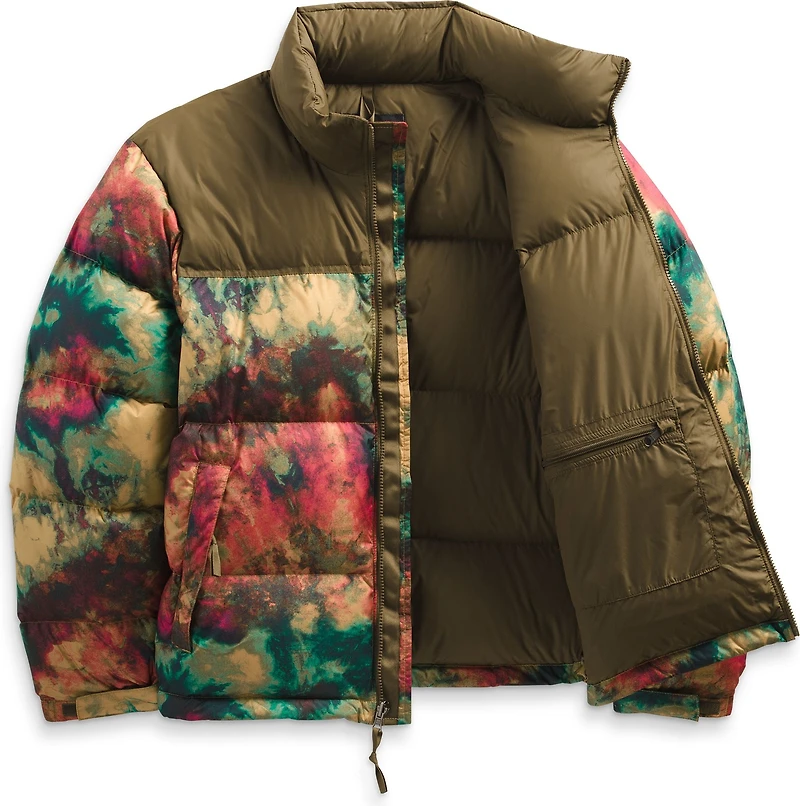 Men's Printed 1996 Retro Nuptse Jacket Antelope Tan Ice Dye Print