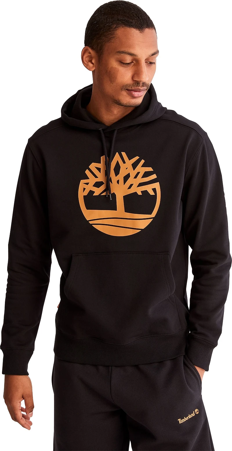 Core Tree Logo Pullover Hoodie Black