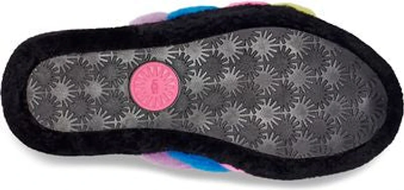 Fluff Yeah Slide Black And Taffy Pink